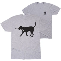 Hockey Short Sleeve T-Shirt - Howe The Hockey Dog (Back Design)