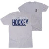 Hockey Short Sleeve T-Shirt - I'd Rather Be Playing Hockey (Back Design) 1 Hockey Short Sleeve T-Shirt - I'd Rather Be Playing Hockey (Back Design) -Sport Gift Store hk 06799 GRAY MAIN