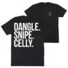 Hockey Short Sleeve T-Shirt - Dangle Snipe Celly Words (Back Design) 2 Hockey Short Sleeve T-Shirt - Dangle Snipe Celly Words (Back Design) -Sport Gift Store hk 06809 BLACK MAIN