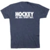 Hockey T-Shirt Short Sleeve - All Day Every Day -Sport Gift Store hk 07021 NAVY FLAT
