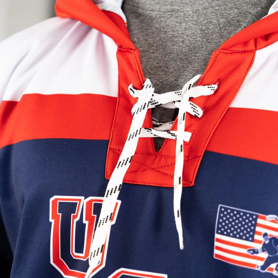 Hockey Gameday Hoodie - Patriotic Hockey 8 Hockey Gameday Hoodie - Patriotic Hockey - Image 6