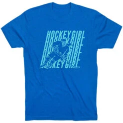 Hockey T-Shirt Short Sleeve - Hockey Girl Repeat