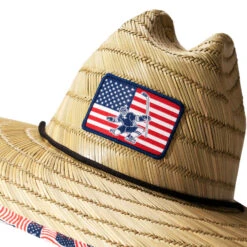 Hockey Straw Hat - USA Hockey -Sport Gift Store hk 07276 CLOSE