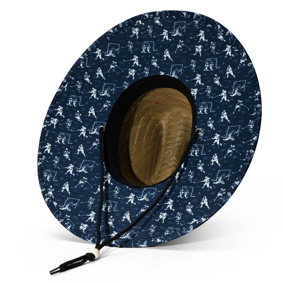 Hockey Straw Hat - Hockey Dad 12 Hockey Straw Hat - Hockey Dad - Image 10