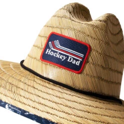 Hockey Straw Hat - Hockey Dad 19 Hockey Straw Hat - Hockey Dad -Sport Gift Store hk 07277 CLOSE