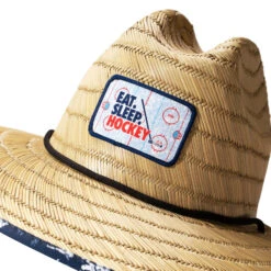 Hockey Straw Hat - Eat Sleep Hockey 20 Hockey Straw Hat - Eat Sleep Hockey -Sport Gift Store hk 07278 CLOSE