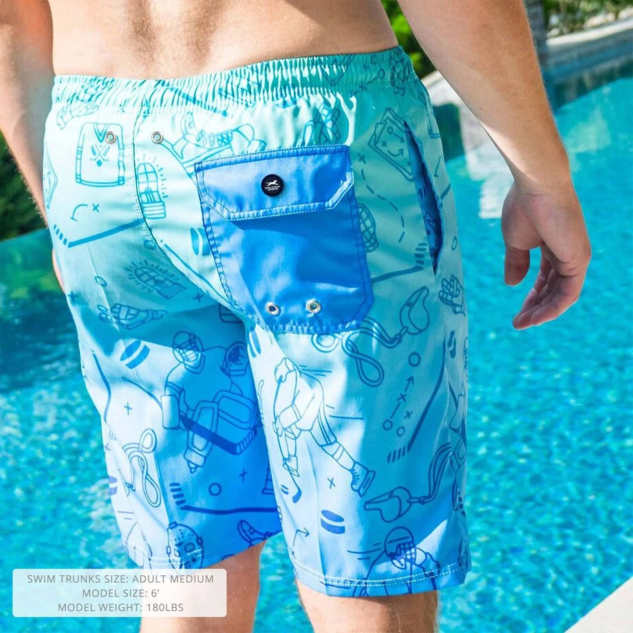 Hockey Swim Trunks - Iconic 5 Hockey Swim Trunks - Iconic - Image 3