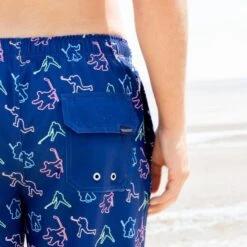 Hockey Swim Trunks - Neon Lights - V1 -Sport Gift Store hk 07290 LIFESTYLE 7