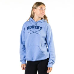Hockey Hooded Sweatshirt - Hockey Crossed Sticks Logo 13 Hockey Hooded Sweatshirt - Hockey Crossed Sticks Logo -Sport Gift Store hk8351 3345 CAROLINA GIRLS