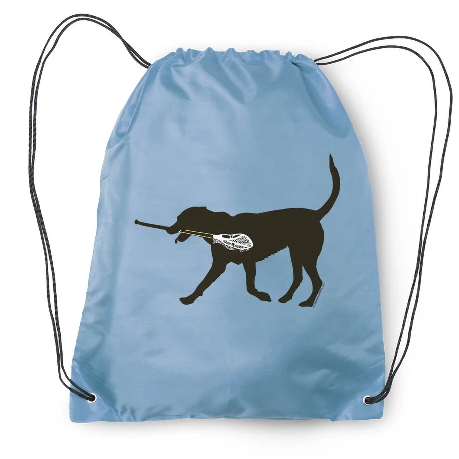 Max The LAX Dog Drawstring Backpack 4 Max The LAX Dog Drawstring Backpack - Image 2