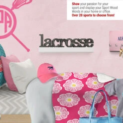 Lacrosse Wood Words -Sport Gift Store lx 05590 8 1