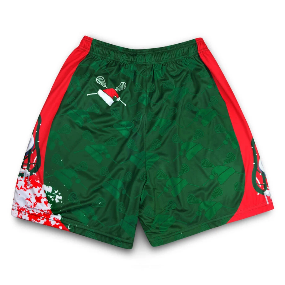 Lacrosse Shorts - Santa Laxer Christmas 6 Lacrosse Shorts - Santa Laxer Christmas - Image 4