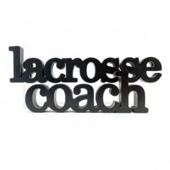 Lacrosse Coach Wood Words Ready To Autograph -Sport Gift Store lx 08961 1