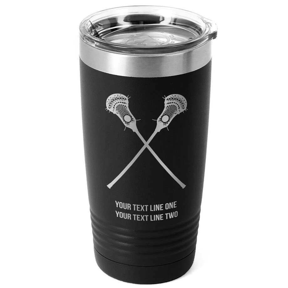 Guys Lacrosse 20 Oz. Double Insulated Tumbler - Crossed Sticks Icon 3 Guys Lacrosse 20 Oz. Double Insulated Tumbler - Crossed Sticks Icon