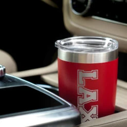 Lacrosse 20 Oz. Double Insulated Tumbler - Lax -Sport Gift Store lx 09282 RED CAR
