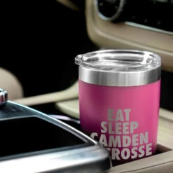 Lacrosse 20 Oz. Double Insulated Tumbler - Personalized Eat Sleep Lacrosse -Sport Gift Store lx 09283 PINK CAR
