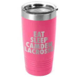 Lacrosse 20 Oz. Double Insulated Tumbler - Personalized Eat Sleep Lacrosse