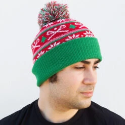 Lacrosse Knit Hat - Crossed Sticks Ugly Sweater 12 Lacrosse Knit Hat - Crossed Sticks Ugly Sweater -Sport Gift Store lx 09552 5