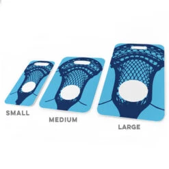 Guys Lacrosse Bag/Luggage Tag - Large Lacrosse Stick -Sport Gift Store lx 09687 CAROLINANAVY ALLSIZES