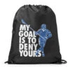 Guys Lacrosse Drawstring Backpack - My Goal Is To Deny Yours Defenseman 2 Guys Lacrosse Drawstring Backpack - My Goal Is To Deny Yours Defenseman -Sport Gift Store lx 09845 BLACK MAIN