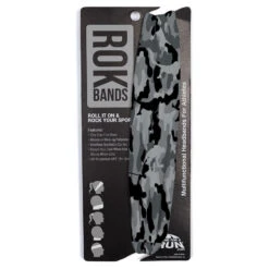 Guys Lacrosse Multifunctional Headwear - Camouflage RokBAND -Sport Gift Store lx 10266 GRAY PACKAGING