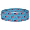 Guys Lacrosse Multifunctional Headwear - Crossed Sticks And USA Flag Pattern RokBAND -Sport Gift Store lx 10269 BLUE RING
