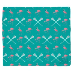 Guys Lacrosse Multifunctional Headwear - Flamingos And Crossed Sticks RokBAND -Sport Gift Store lx 10273 FLAT