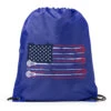 Guys Lacrosse Drawstring Backpack - American Flag 2 Guys Lacrosse Drawstring Backpack - American Flag -Sport Gift Store lx 10287 ROYAL MAIN