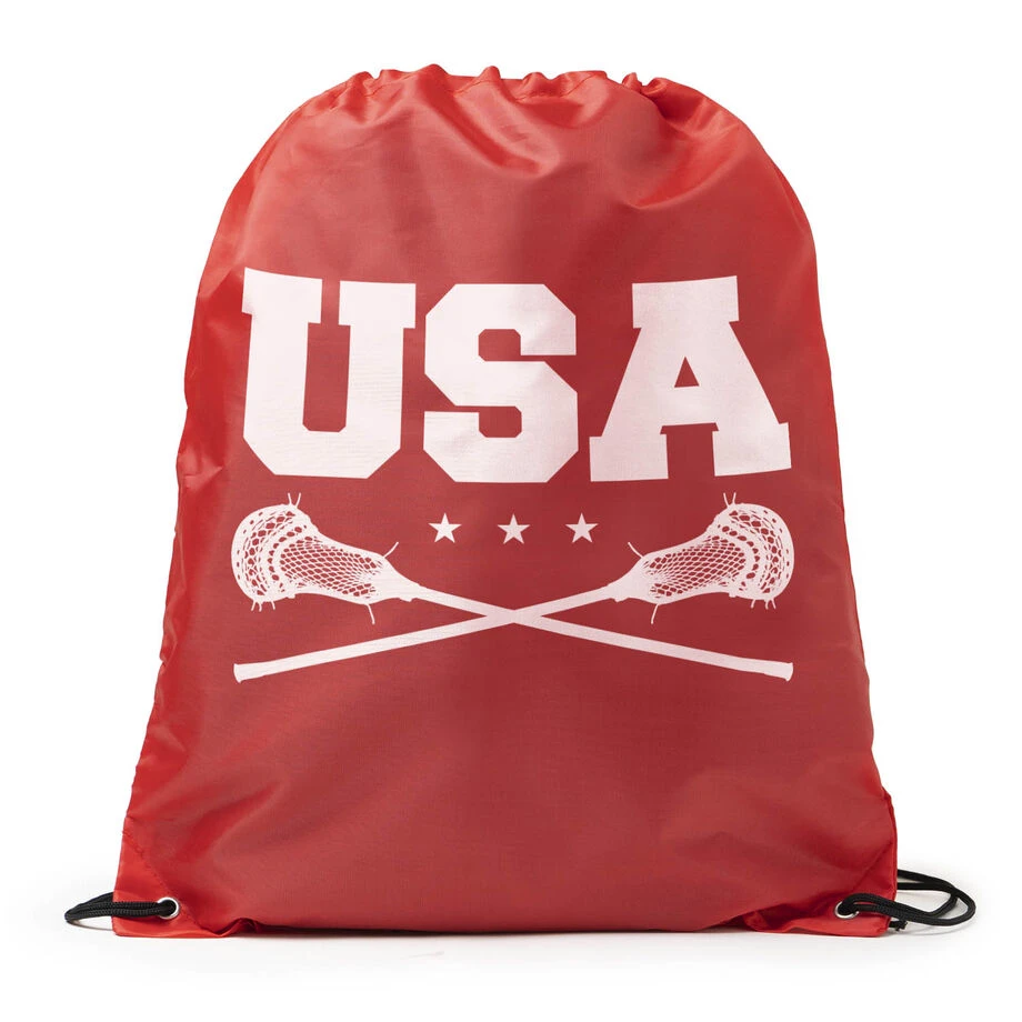 Guys Lacrosse Drawstring Backpack - USA Lacrosse 3 Guys Lacrosse Drawstring Backpack - USA Lacrosse