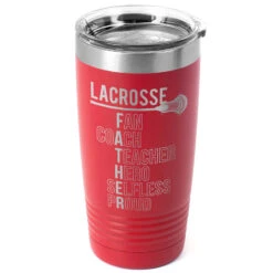 Guys Lacrosse 20 Oz. Double Insulated Tumbler - Guys Lacrosse Father Words