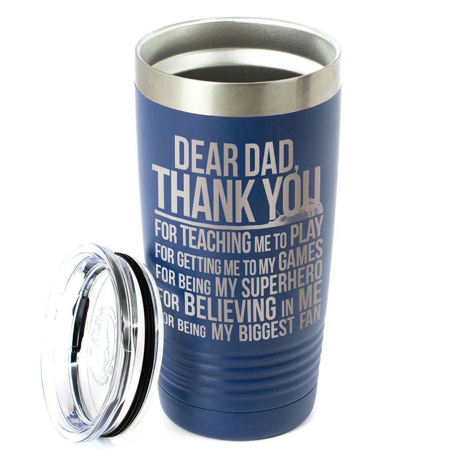 Guys Lacrosse 20 Oz. Double Insulated Tumbler - Dear Dad 4 Guys Lacrosse 20 Oz. Double Insulated Tumbler - Dear Dad - Image 2