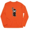 Guys Lacrosse Long Sleeve Performance Tee - Guys Lacrosse Reaper -Sport Gift Store lx 11038 ORANGE FLAT