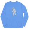 Guys Lacrosse Long Sleeve Performance Tee - Yeti -Sport Gift Store lx 11040 LIGHTBLUE FLAT