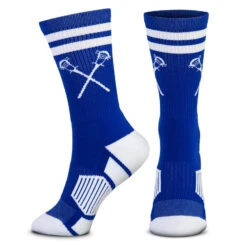 Lacrosse Woven Mid-Calf Sock Set - Basic Necessities -Sport Gift Store lx 11288 SIDE