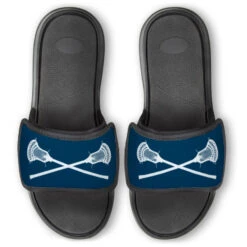 Guys Lacrosse Repwell® Slide Sandals - Crossed Sticks