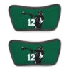Guys Lacrosse Repwell® Sandal Straps - Lax Jumpshot With Number -Sport Gift Store lx 11332 STRAPS GREENBLACK FLAT