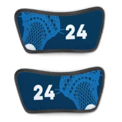 Guys Lacrosse Repwell® Sandal Straps - Stick And Number Reflected