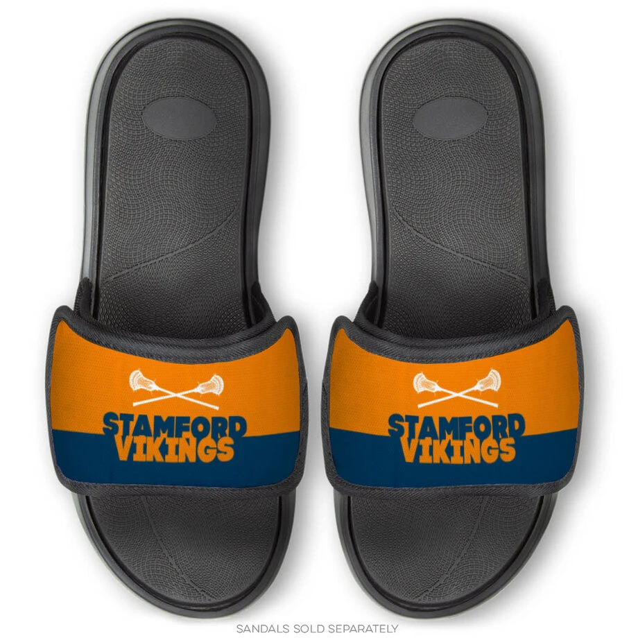 Guys Lacrosse Repwell® Sandal Straps - Team Name Colorblock 4 Guys Lacrosse Repwell® Sandal Straps - Team Name Colorblock - Image 2