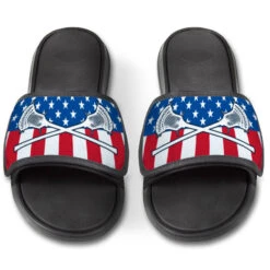 Guys Lacrosse Repwell® Slide Sandals - USA Lacrosse 11 Guys Lacrosse Repwell® Slide Sandals - USA Lacrosse -Sport Gift Store lx 11335 FRONT