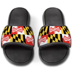 Lacrosse Repwell® Slide Sandals - Maryland 9 Lacrosse Repwell® Slide Sandals - Maryland -Sport Gift Store lx 11336 FRONT