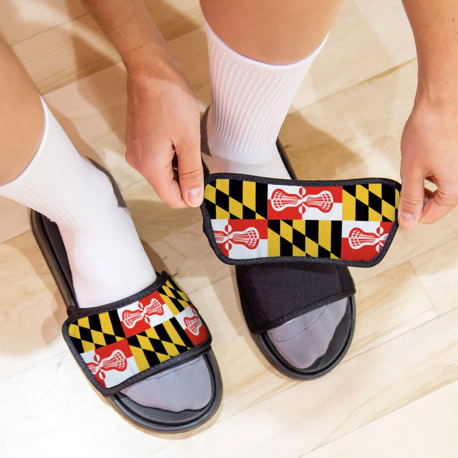 Lacrosse Repwell® Slide Sandals - Maryland 4 Lacrosse Repwell® Slide Sandals - Maryland - Image 2