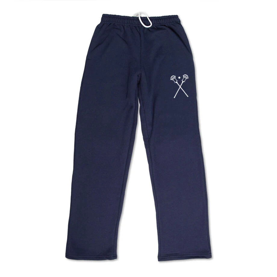 Guys Lacrosse Fleece Sweatpants - Sticks 4 Guys Lacrosse Fleece Sweatpants - Sticks - Image 2