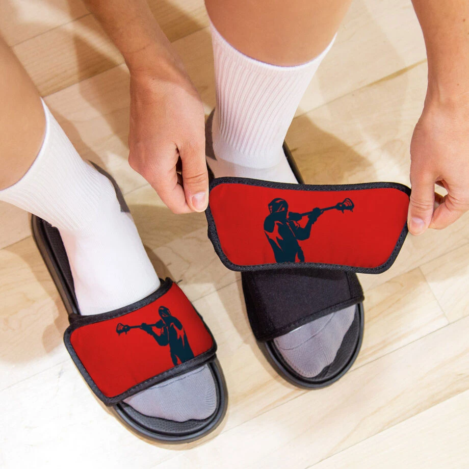 Guys Lacrosse Repwell® Sandal Straps - Lax Jumpshot 5 Guys Lacrosse Repwell® Sandal Straps - Lax Jumpshot - Image 3