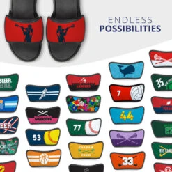 Guys Lacrosse Repwell® Sandal Straps - Lax Jumpshot 11 Guys Lacrosse Repwell® Sandal Straps - Lax Jumpshot -Sport Gift Store lx 11550 STRAPS REDNAVY MULTI