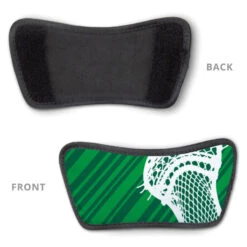 Guys Lacrosse Repwell® Slide Sandals - Stick Reflected -Sport Gift Store lx 11551 GREEN DETAIL