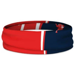 Guys Lacrosse Multifunctional Headwear - Personalized Player RokBAND -Sport Gift Store lx 11612 SHORT REDNAVY RING