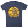 Guys Lacrosse Short Sleeve T-Shirt - BigFoot 2 Guys Lacrosse Short Sleeve T-Shirt - BigFoot -Sport Gift Store lx 12024 NAVY FLAT