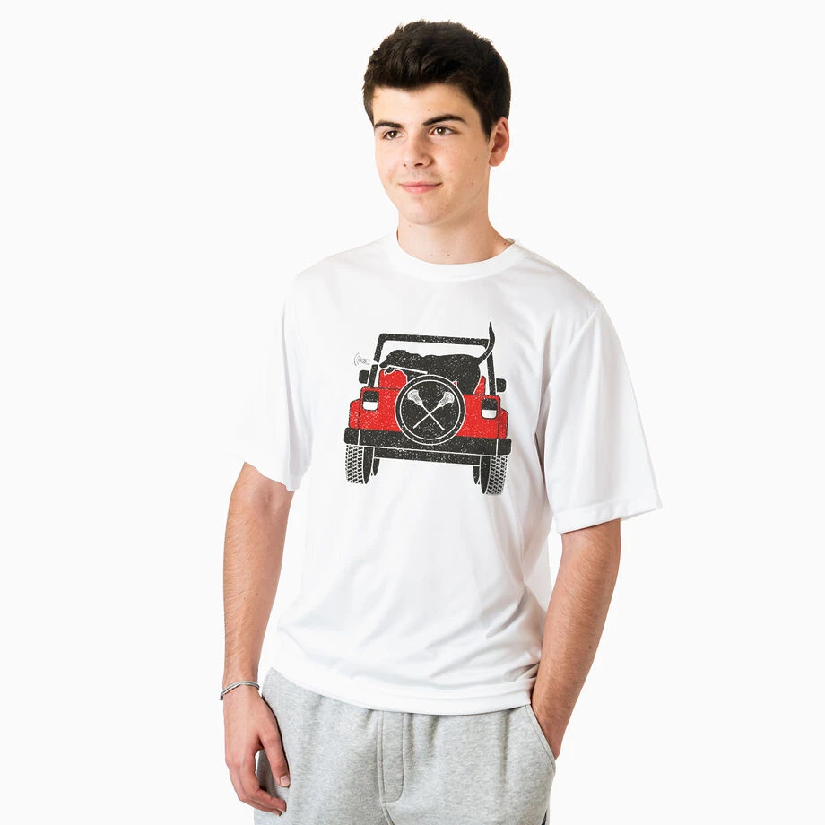 Guys Lacrosse Short Sleeve Performance Tee - Chillax Cruiser 4 Guys Lacrosse Short Sleeve Performance Tee - Chillax Cruiser - Image 2