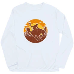 Guys Lacrosse Long Sleeve Performance Tee - Giddy-Up
