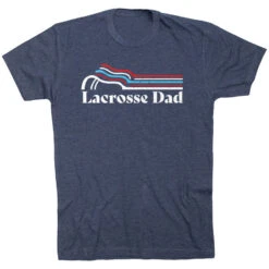 Guys Lacrosse T-Shirt Short Sleeve - Lacrosse Dad Sticks